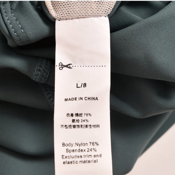 NWT Halara U-Neck Crisscross A-Line Tennis Workout Dress No Liner - Stone Green - Picture 7 of 7